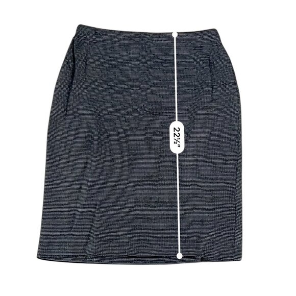 Vintage St. John Collection Suit Blue/White Long Sleeve Top & Skirt Size 4 & 6 - Picture 11 of 16